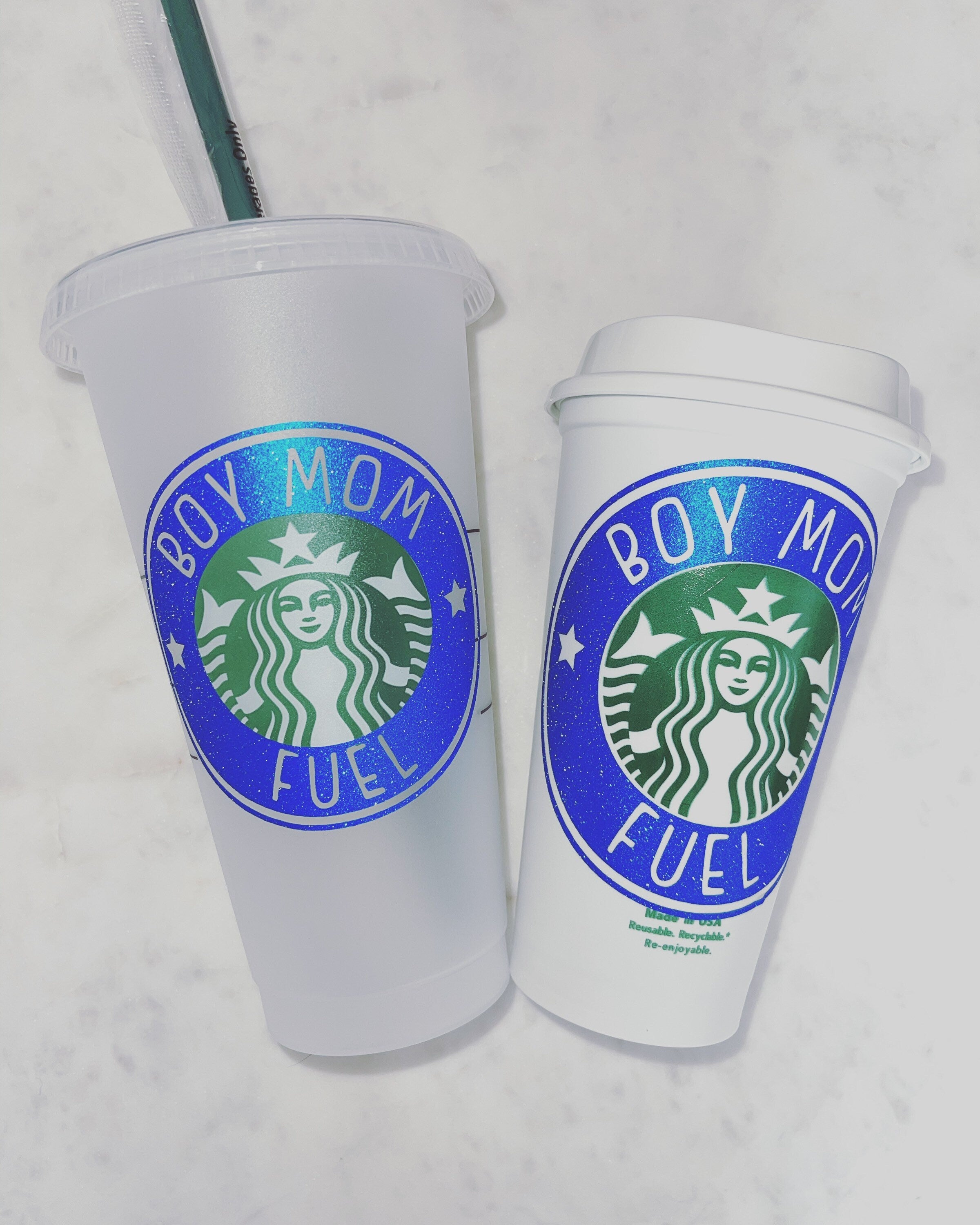 Mom Fuel Personalized STARBUCKS Cold Cup Custom Tumbler Reusable w