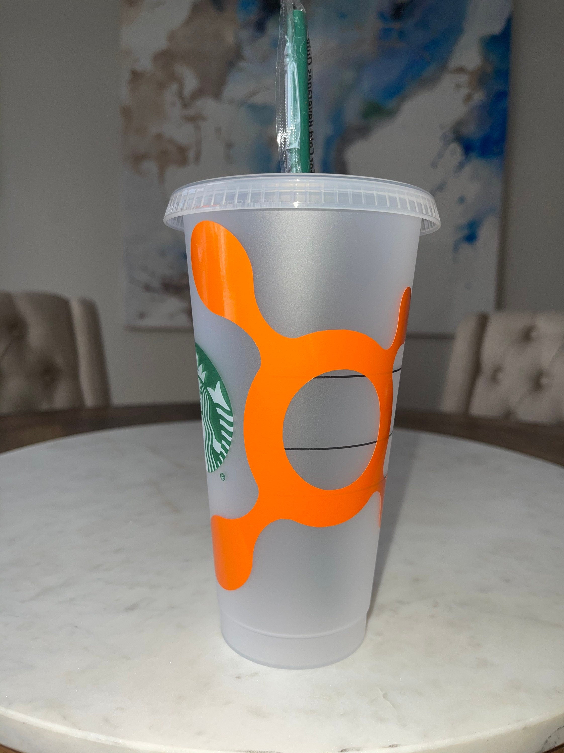 Orange Starbucks Cup – Tootie & Bug's Boutique