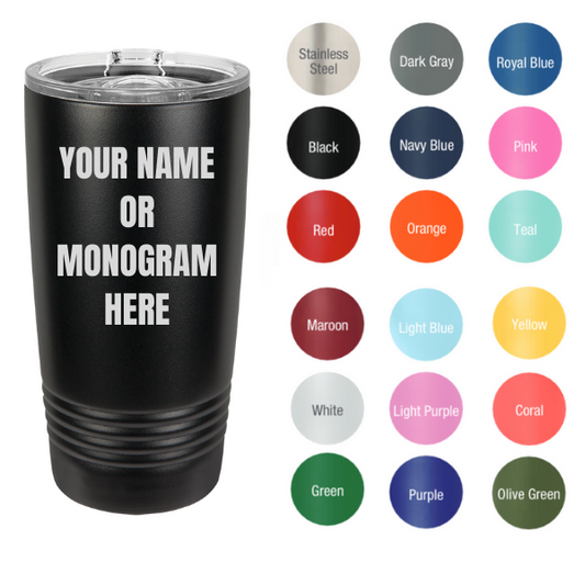 Personalized 20 oz Travel Mug