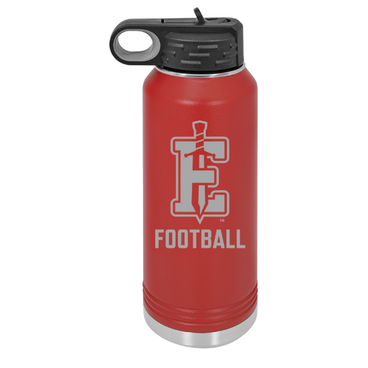 Edinboro Football 40 oz Water Bottle