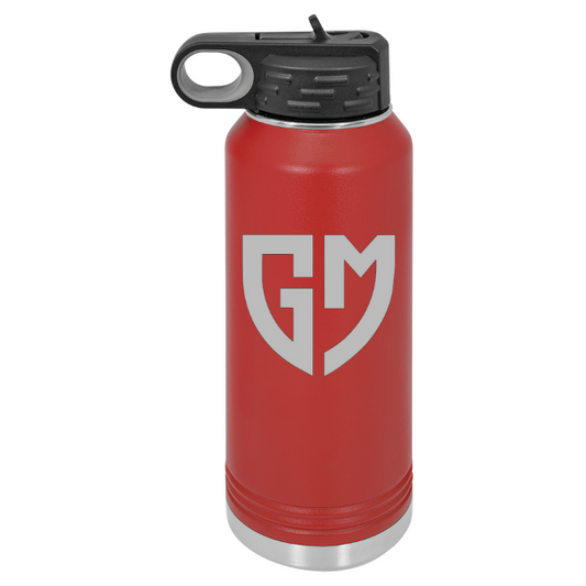 General McLane 40 Oz Water Bottle With Shield Logo