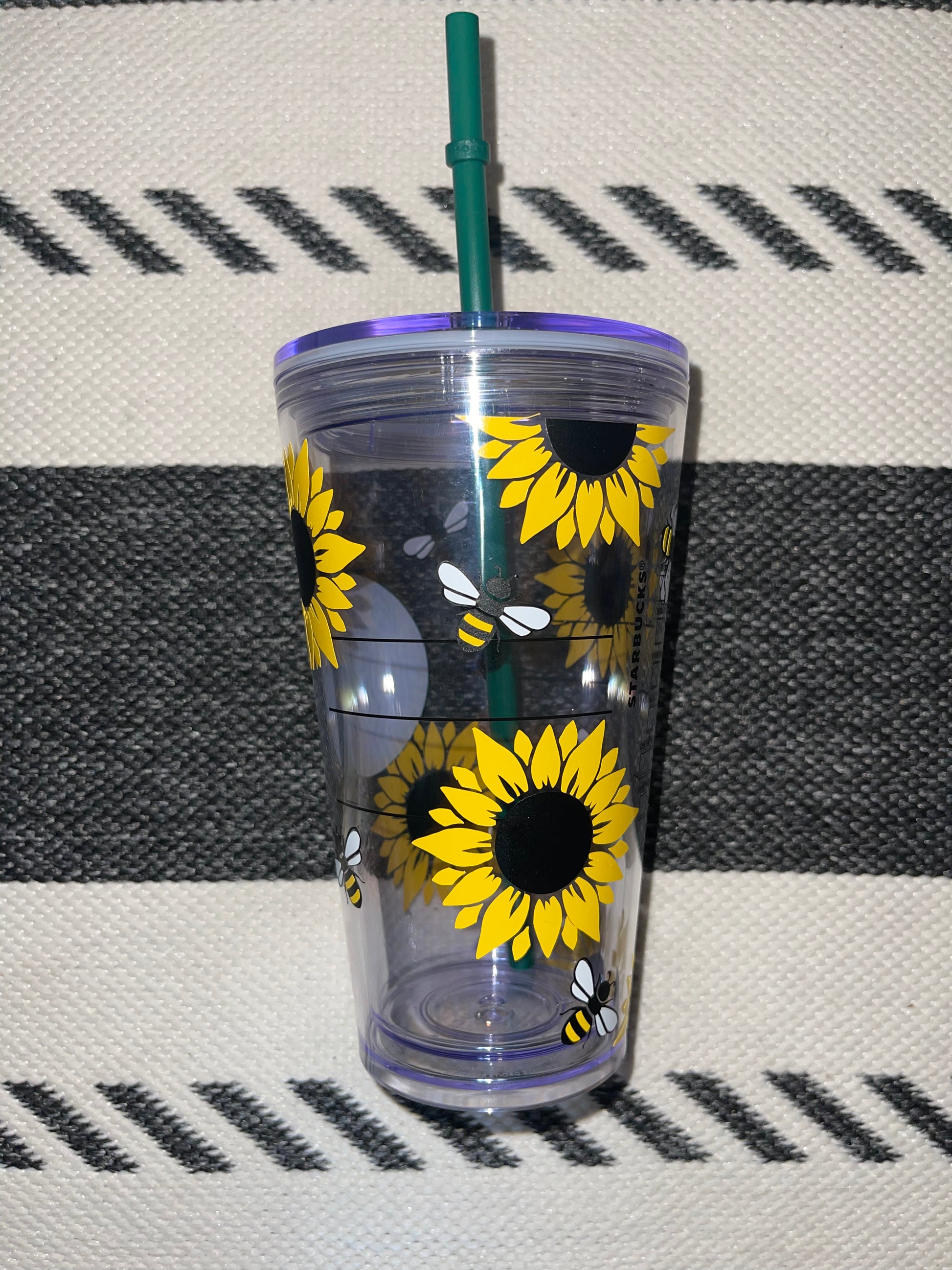 Sunflower Starbucks Double Wall Tumbler