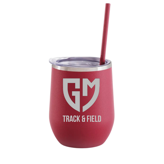 General McLane Track & Field Shield Wine Tumbler