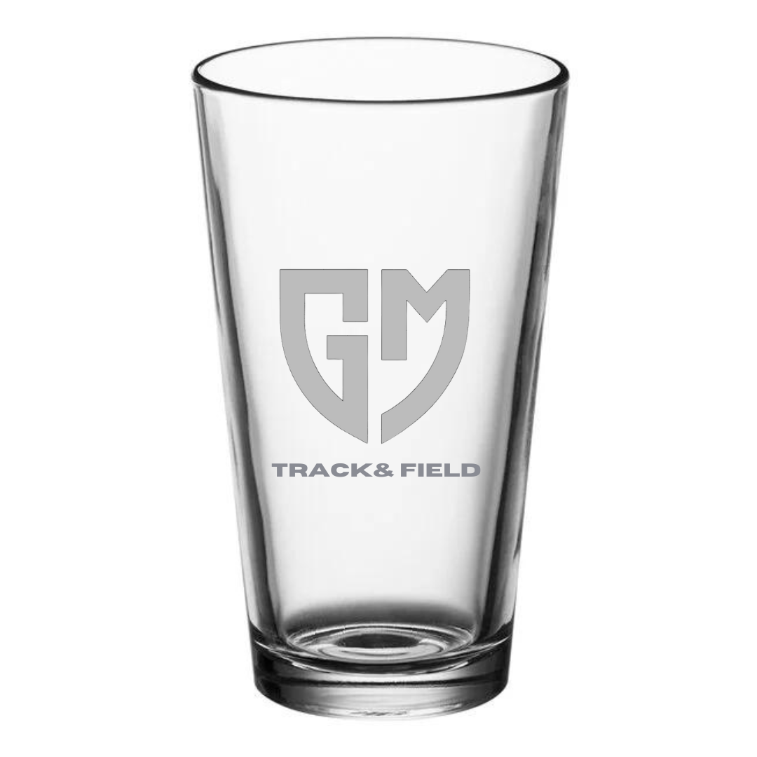 General McLane Track And Field Pint Glass