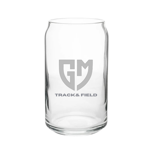 General McLane Track & Field Libbey Can Glass