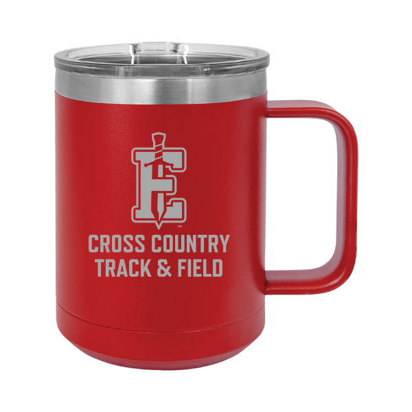 Edinboro Cross Country Track and Field Travel Coffee Mug