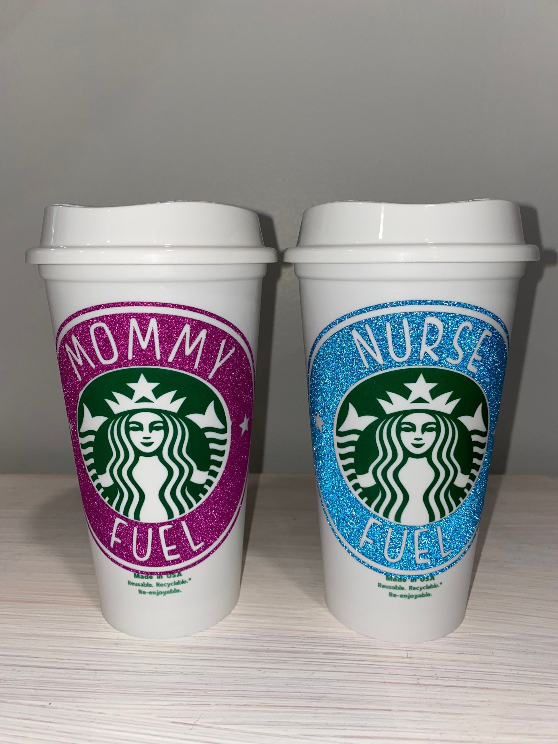 Mom Fuel Personalized STARBUCKS Cold Cup Custom Tumbler Reusable w/Straw