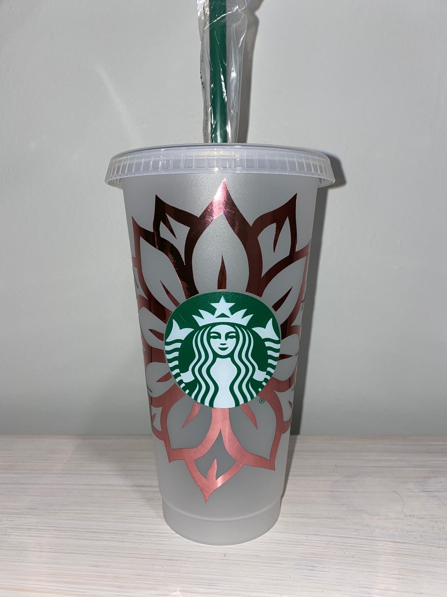 Sunflower Starbucks Coffee Cup | Floral Starbucks Coffee Cup