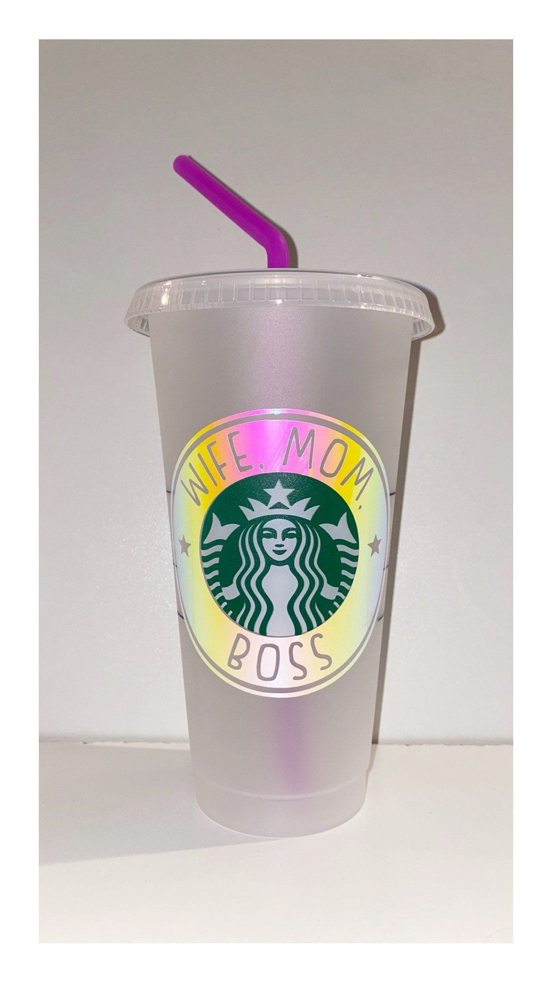 Starbucks Mom Cup | Starbucks Wife Cup, Wife, Mom, Boss Cup | Gift for mom | Gift for wife | Personalized Starbucks Cup