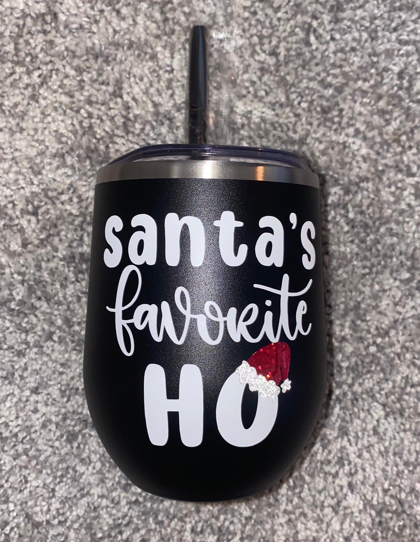 Santa’s Favorite Ho Wine Tumbler
