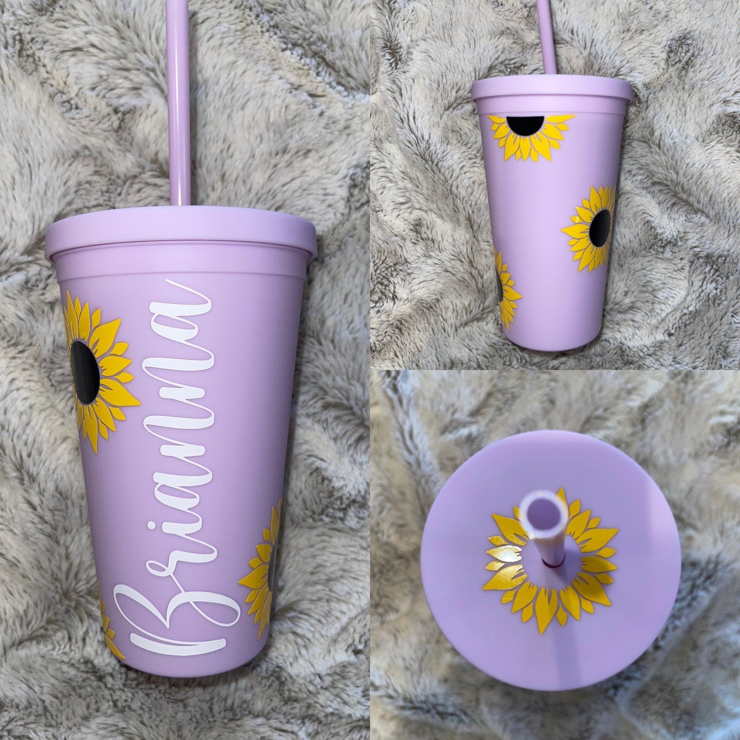 Sunflower Tumbler | Personalized Tumbler | Gift for Her | Birthday Gift | Matte Tumbler