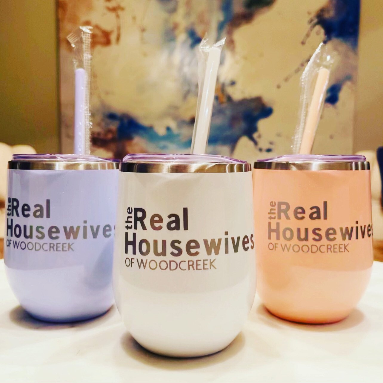 Laser Engraved The Real Housewives Of Your Town Wine Tumbler