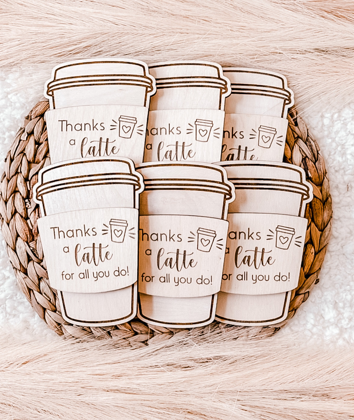 Thank You A Latte Gift Card Holder