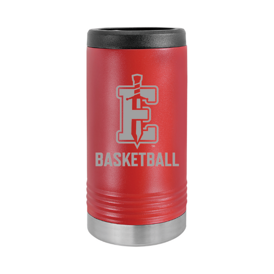 Edinboro Basketball Slim Can Cooler